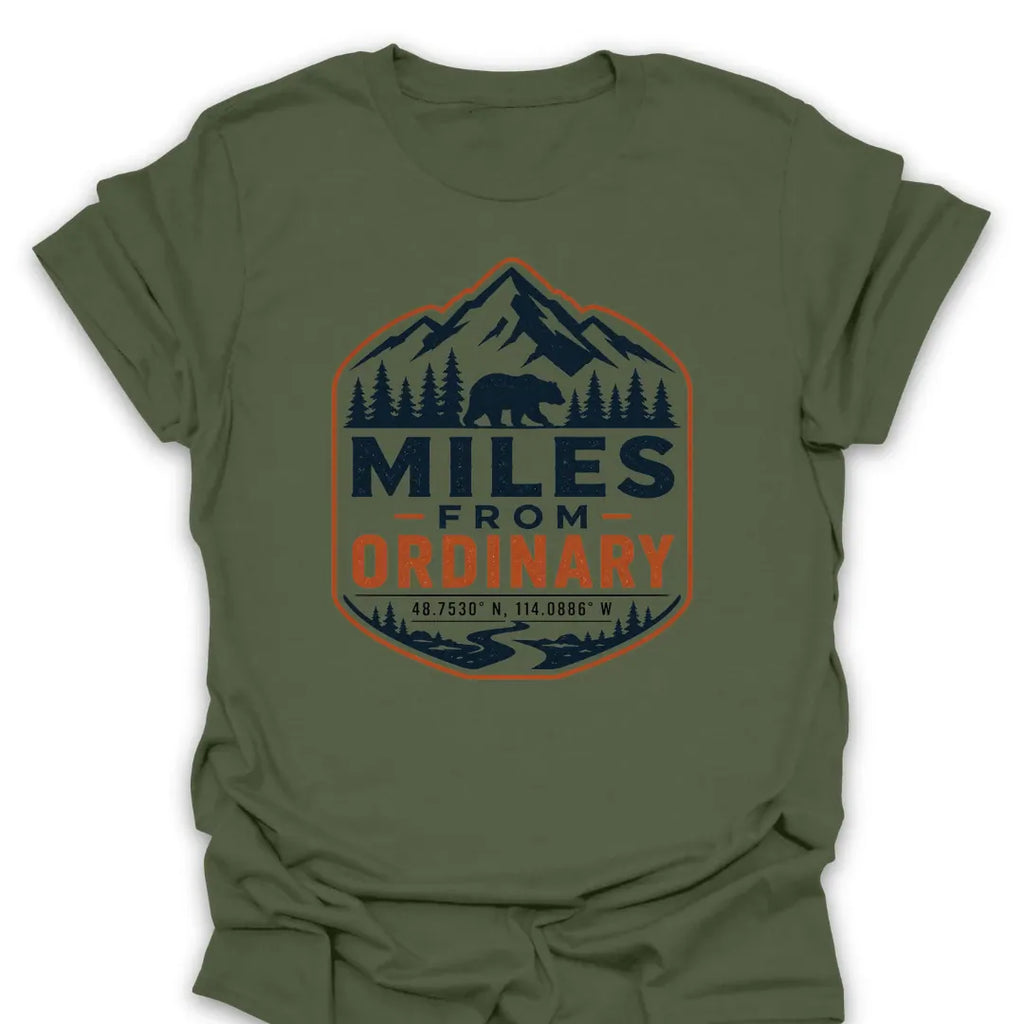 T-Shirt Military Green / S Miles From Ordinary T-Shirt