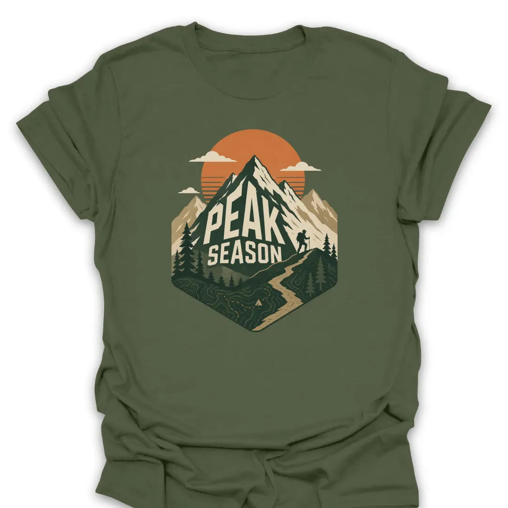 T-Shirt Military Green / S Peak Season