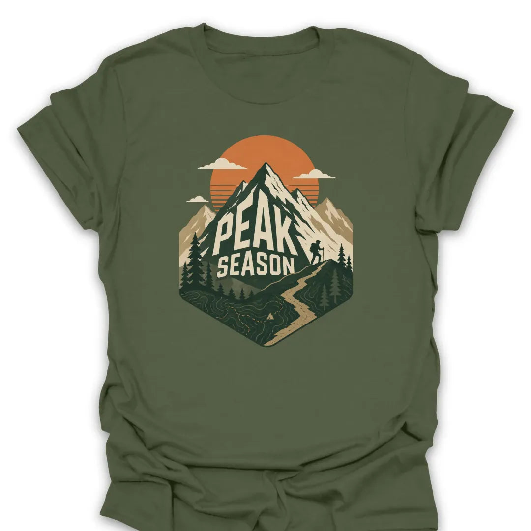 T-Shirt Military Green / S Peak Season