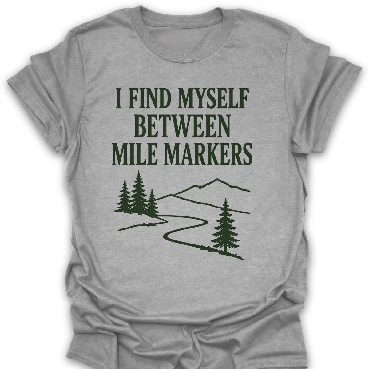 T-Shirt Sport Grey / S Between Mile Markers