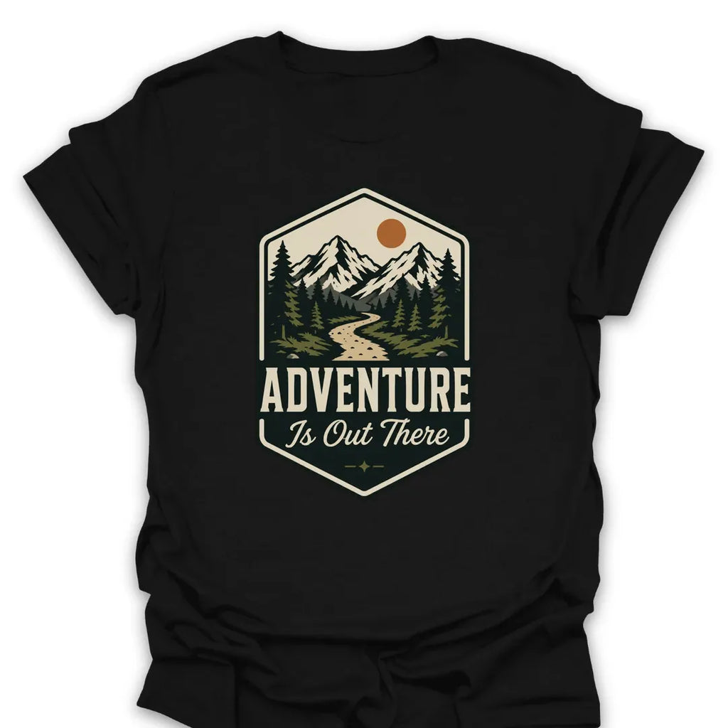 T-Shirt Black / S Adventure Is Out There T-Shirt