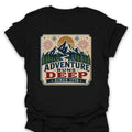 T-Shirt Black / S Adventure Runs Deep Since 1776 T-Shirt