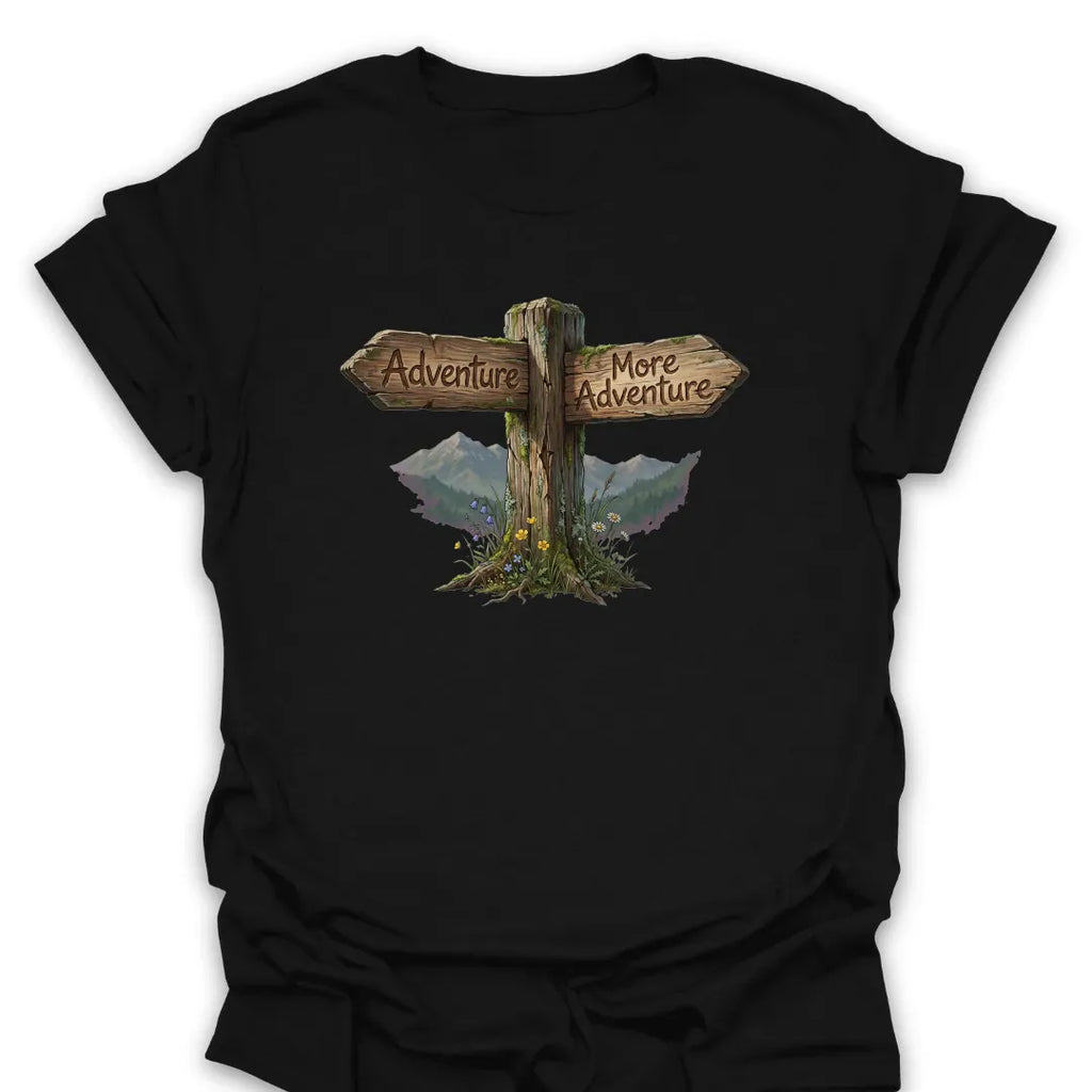 T-Shirt Black / S Adventure Trail Sign T-Shirt
