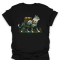 T-Shirt Black / S Backpack Cat
