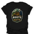 T-Shirt Black / S Boots Over Suits T-Shirt