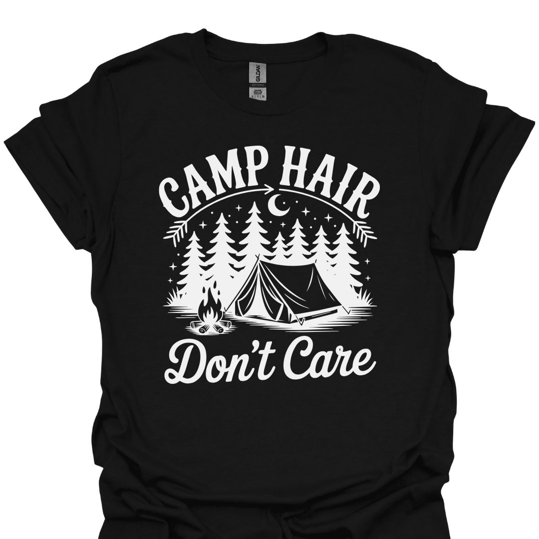 T-Shirt Black / S Camp Hair Don’t Care T-Shirt