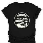 T-Shirt Black / S Choose the Scenic Route T-Shirt