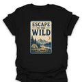 T-Shirt Black / S Escape To The Wild Camp T-Shirt
