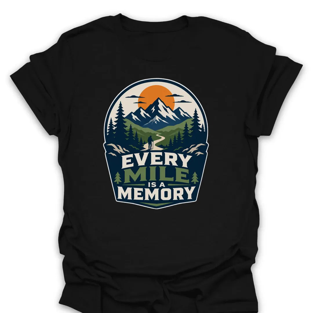 T-Shirt Black / S Every Mile Is A Memory T-Shirt