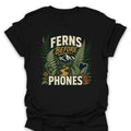 T-Shirt Black / S Ferns Before Phones