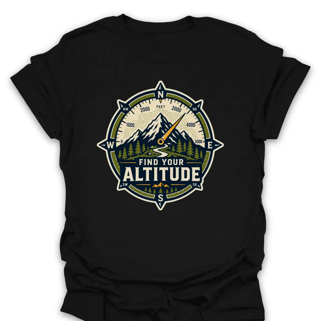 T-Shirt Black / S Find Your Altitude T-Shirt