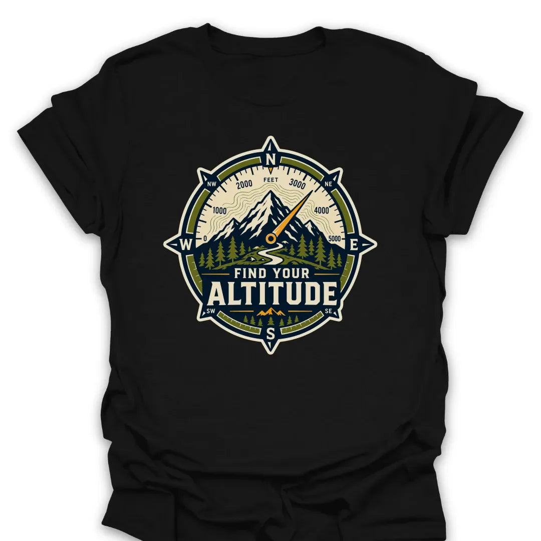 T-Shirt Black / S Find Your Altitude T-Shirt