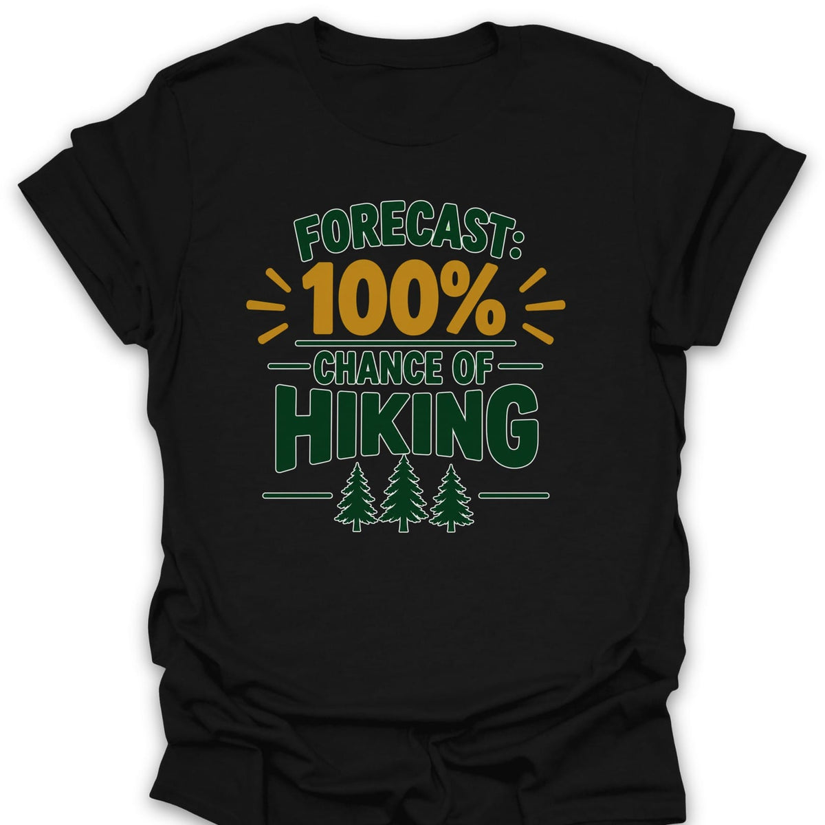 T-Shirt Black / S Forecast Hiking