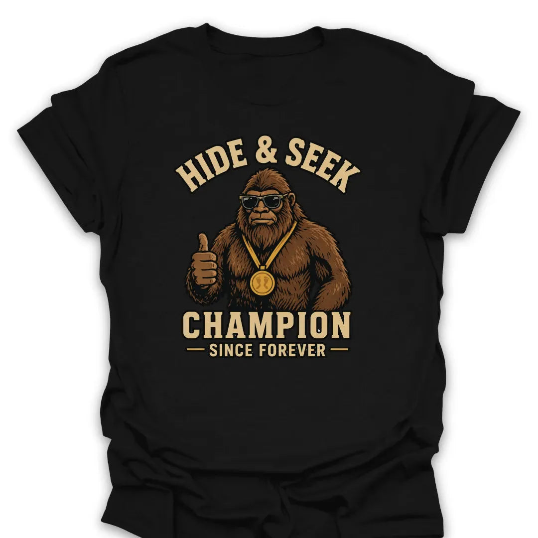 T-Shirt Black / S Hide & Seek Champion Forever T-Shirt