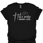 T-Shirt Black / S Hike More, Worry Less – Mountain Adventure T-Shirt