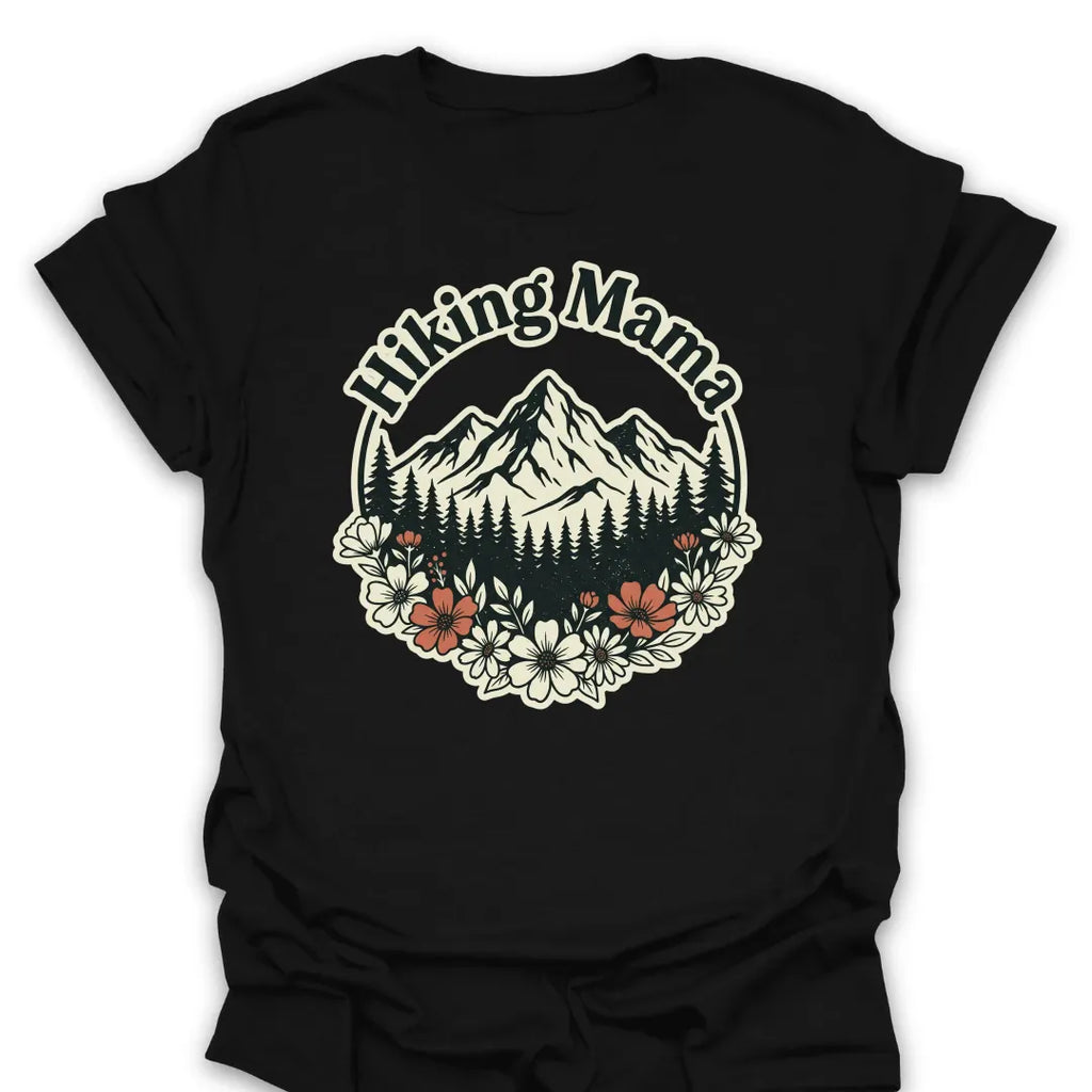 T-Shirt Black / S Hiking Mama Scenic T-Shirt