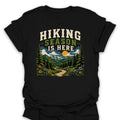 T-Shirt Black / S Hiking Season Trail