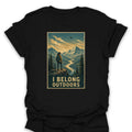 T-Shirt Black / S I Belong Outdoors T-Shirt