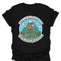 T-Shirt Black / S Keep Hiking, They Say Tee