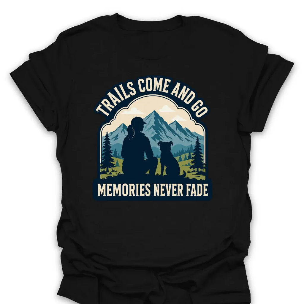 T-Shirt Black / S Memories Never Fade Mountain T-Shirt