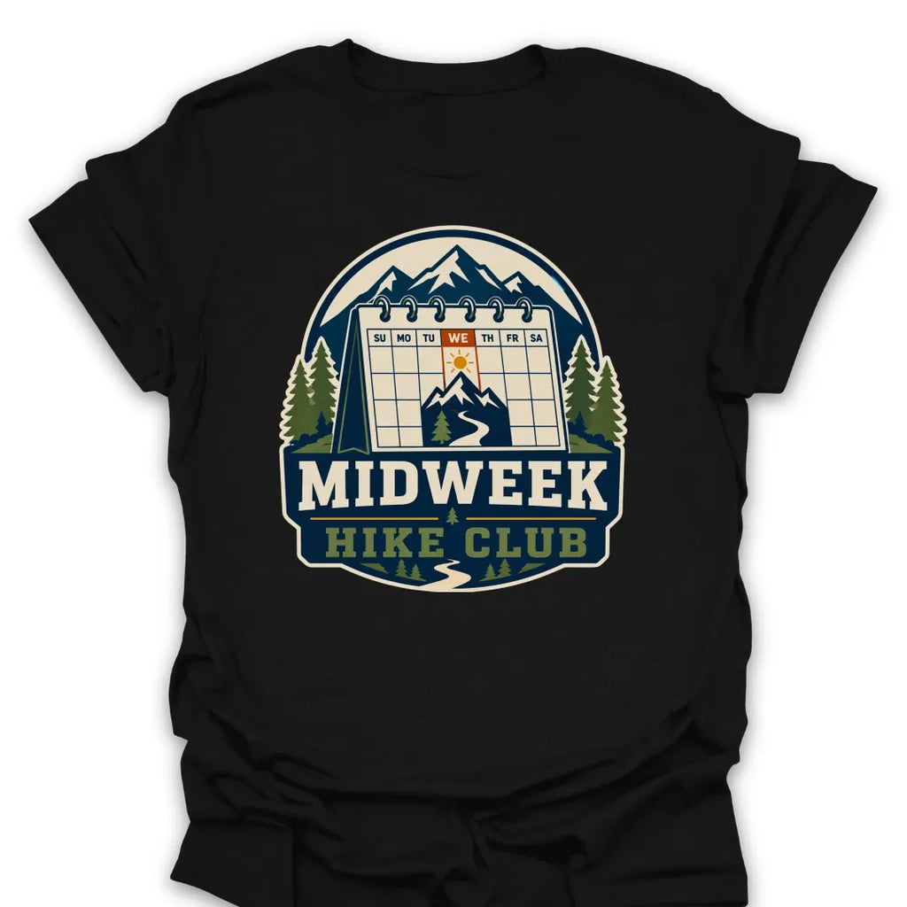 T-Shirt Black / S Midweek Hike Club T-Shirt