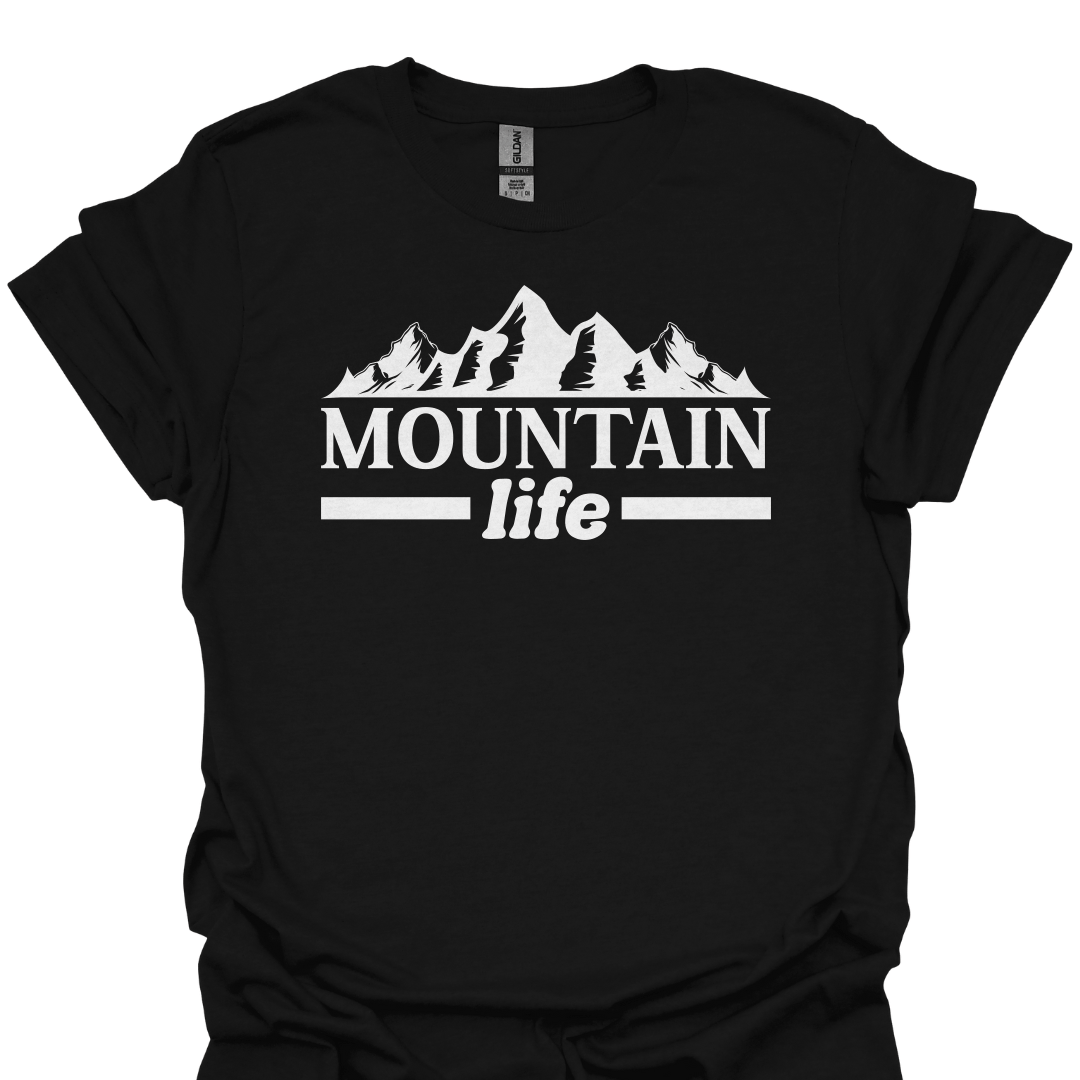 T-Shirt Black / S Mountain Life – Outdoor Adventure T-Shirt