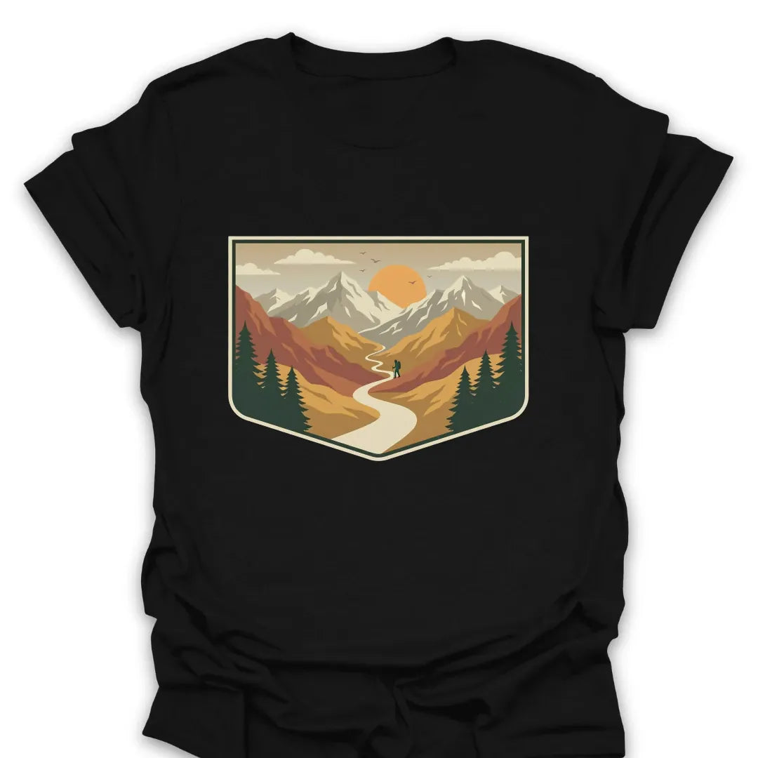 T-Shirt Black / S One Trail At A Time Tee