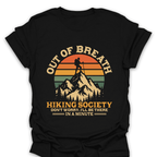 T-Shirt Black / S Out of Breath Hiking Society T-Shirt