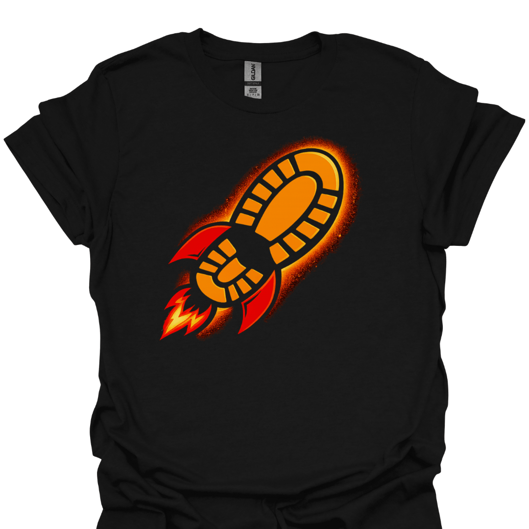 T-Shirt Black / S Rocket Boot Trailblazer T-Shirt