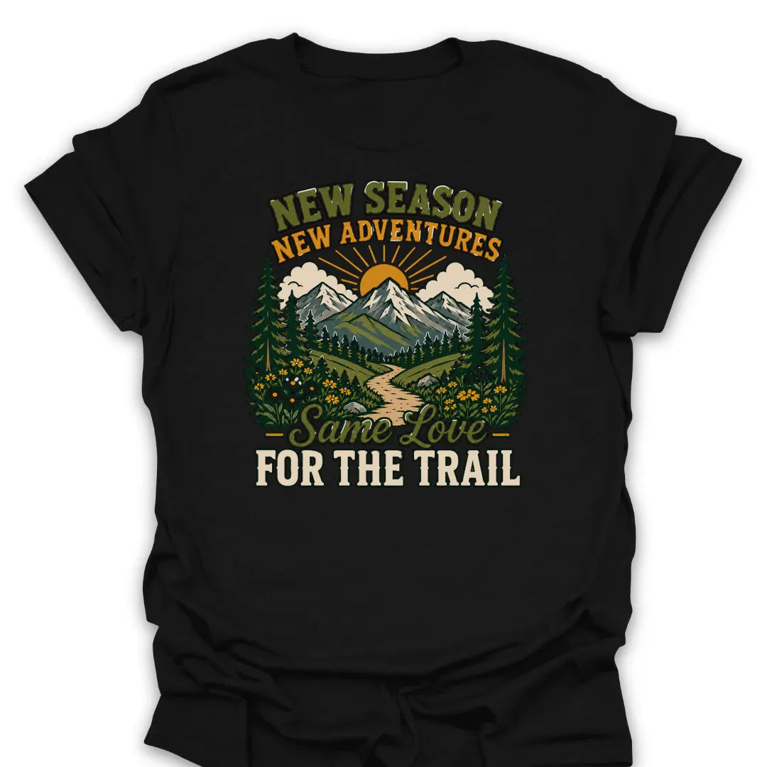 T-Shirt Black / S Same Love For The Trail