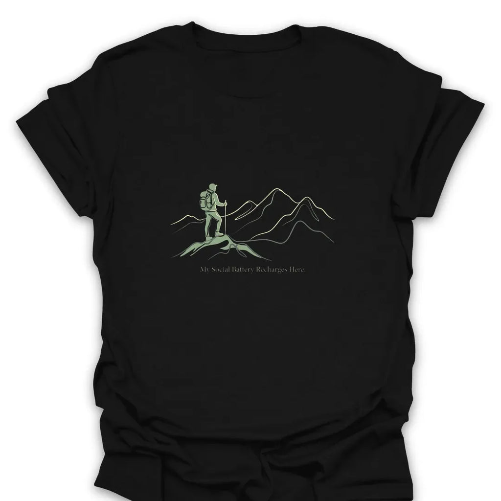 T-Shirt Black / S Social Battery Recharge T-Shirt