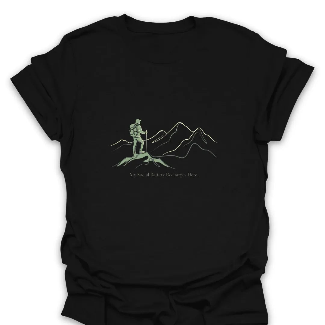 T-Shirt Black / S Social Battery Recharge T-Shirt