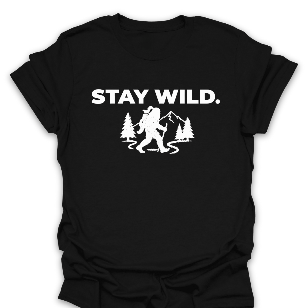 T-Shirt Black / S Stay Wild T-Shirt