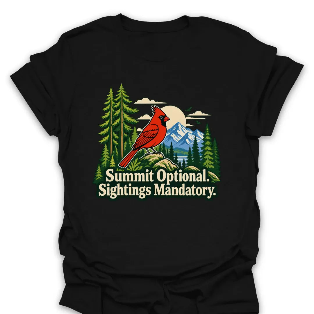 T-Shirt Black / S Summit Optional Cardinal Mandatory