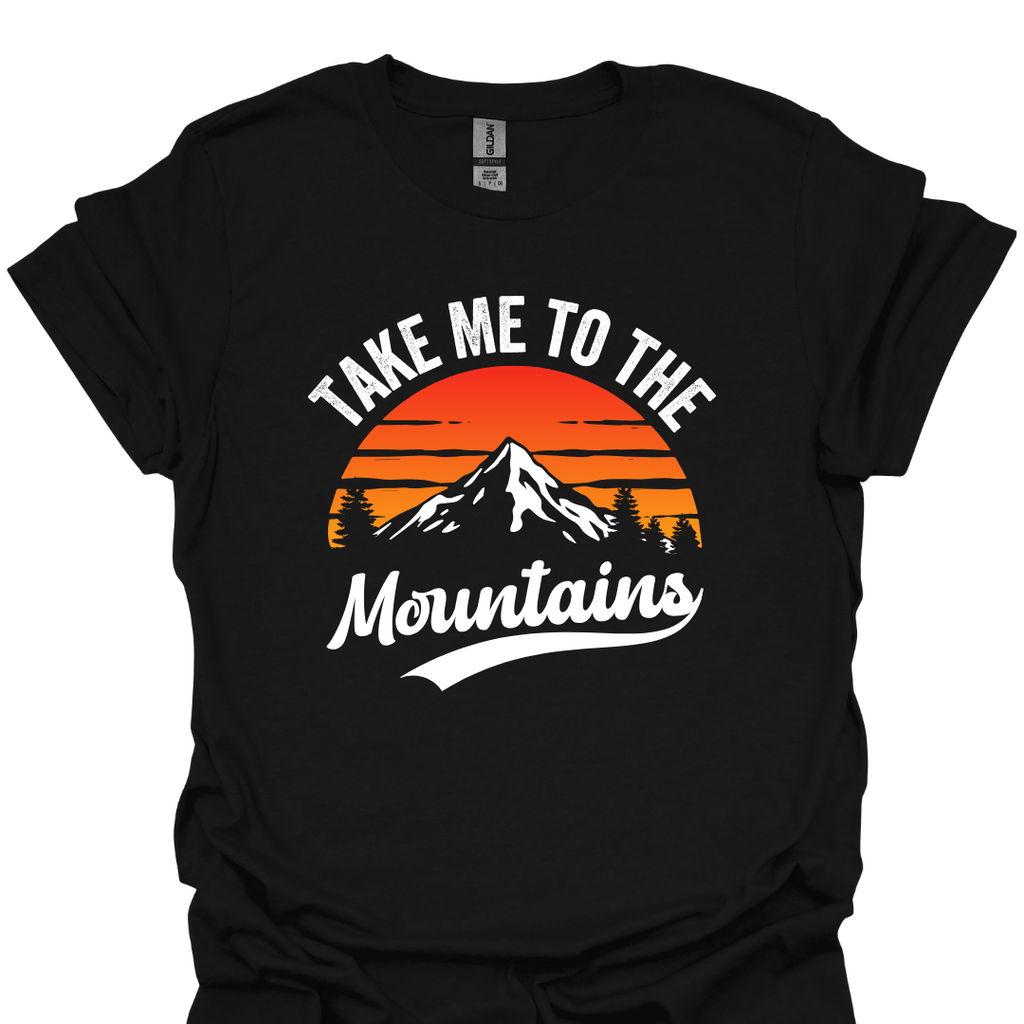 T-Shirt Black / S Take Me to the Mountains – Adventure Lovers T-Shirt