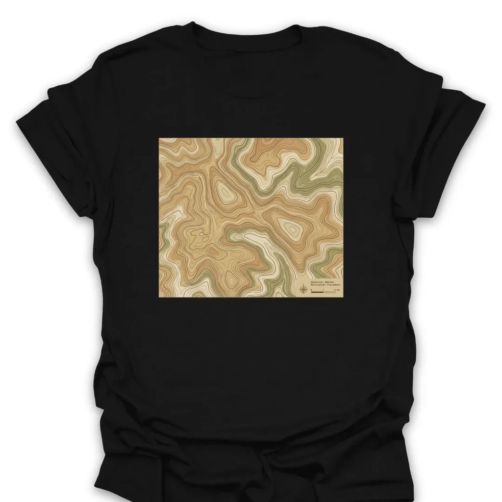 T-Shirt Black / S Topographic T-Shirt