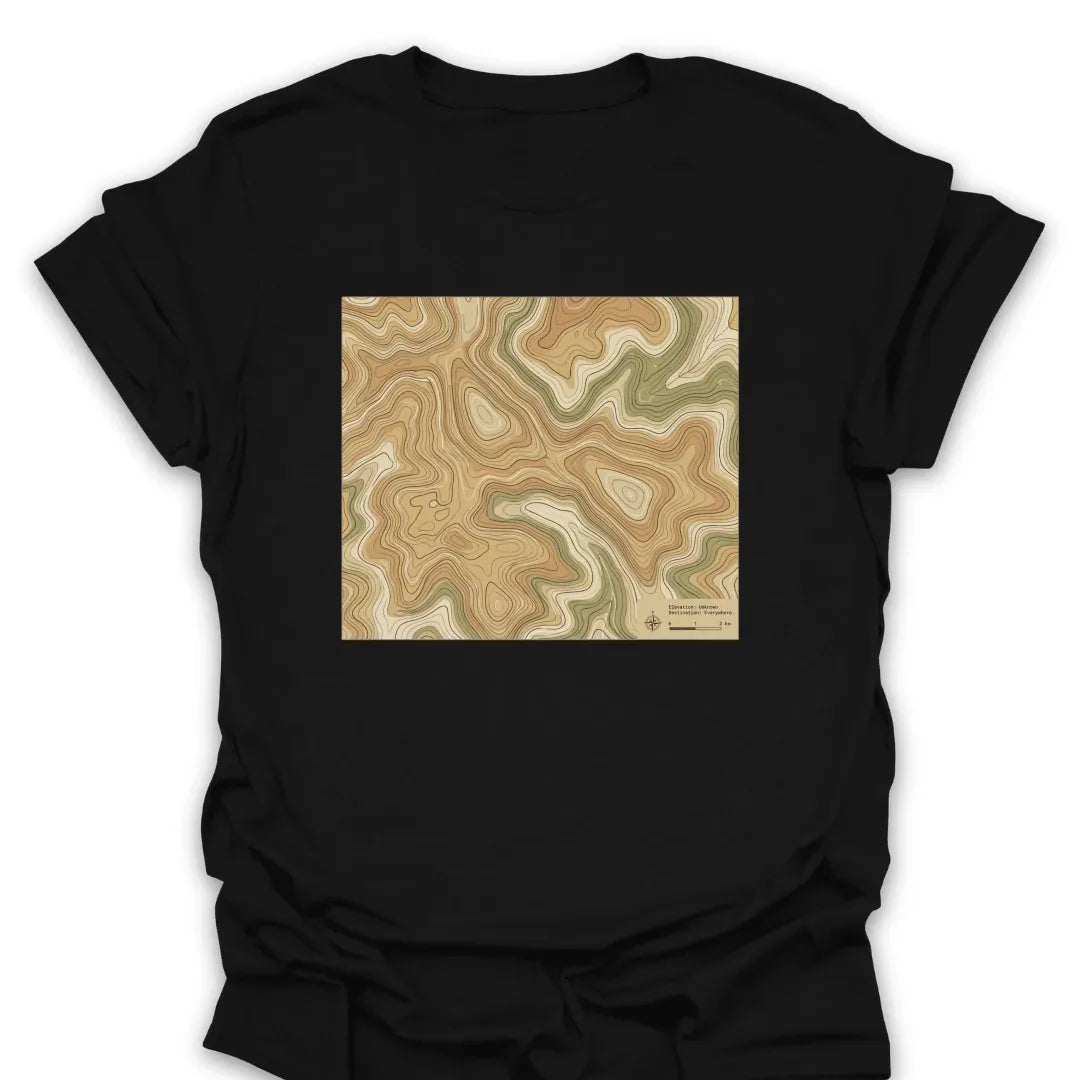 T-Shirt Black / S Topographic T-Shirt
