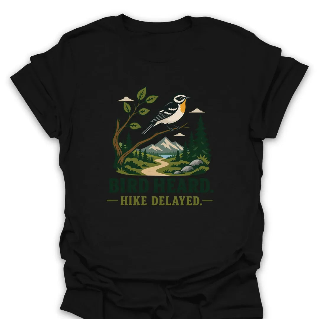T-Shirt Black / S Trail Bird Heard