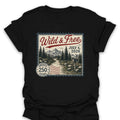 T-Shirt Black / S Wild & Free America 250 Years T-Shirt