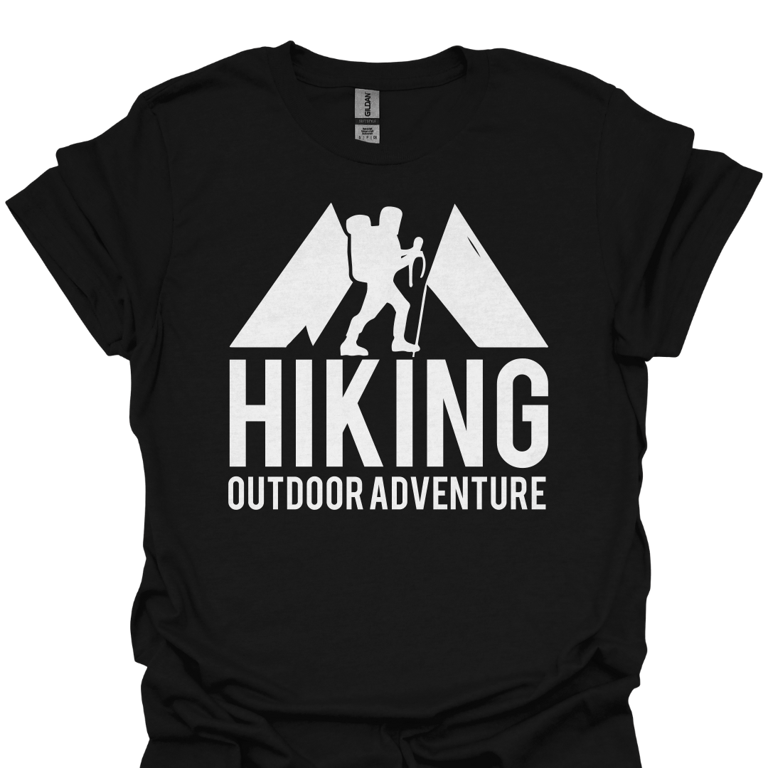 T-Shirt Black / XS Hiking Outdoor Adventure – Mountain Trekker T-Shirt