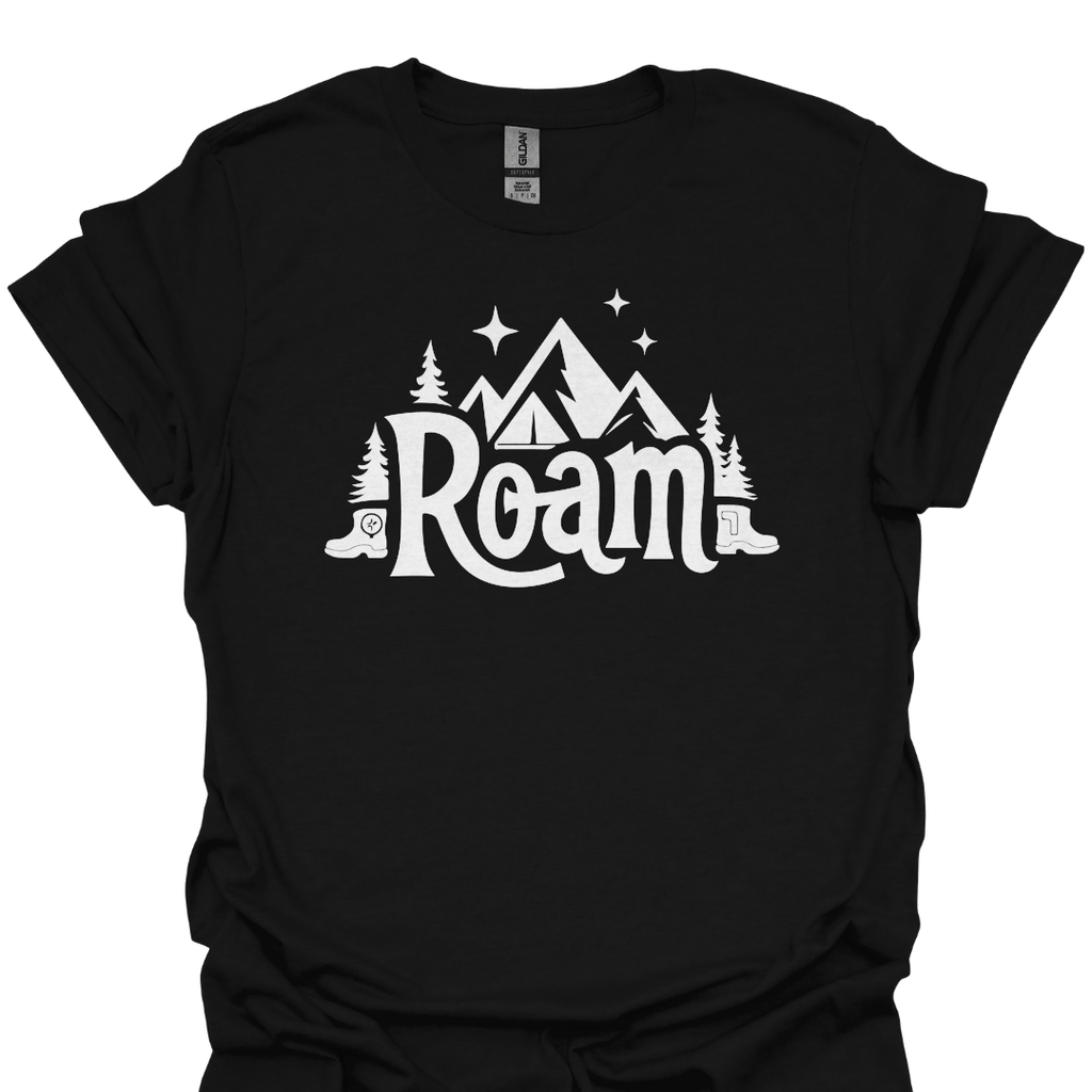 T-Shirt Black / XS Roam Freely 🌲🏔️