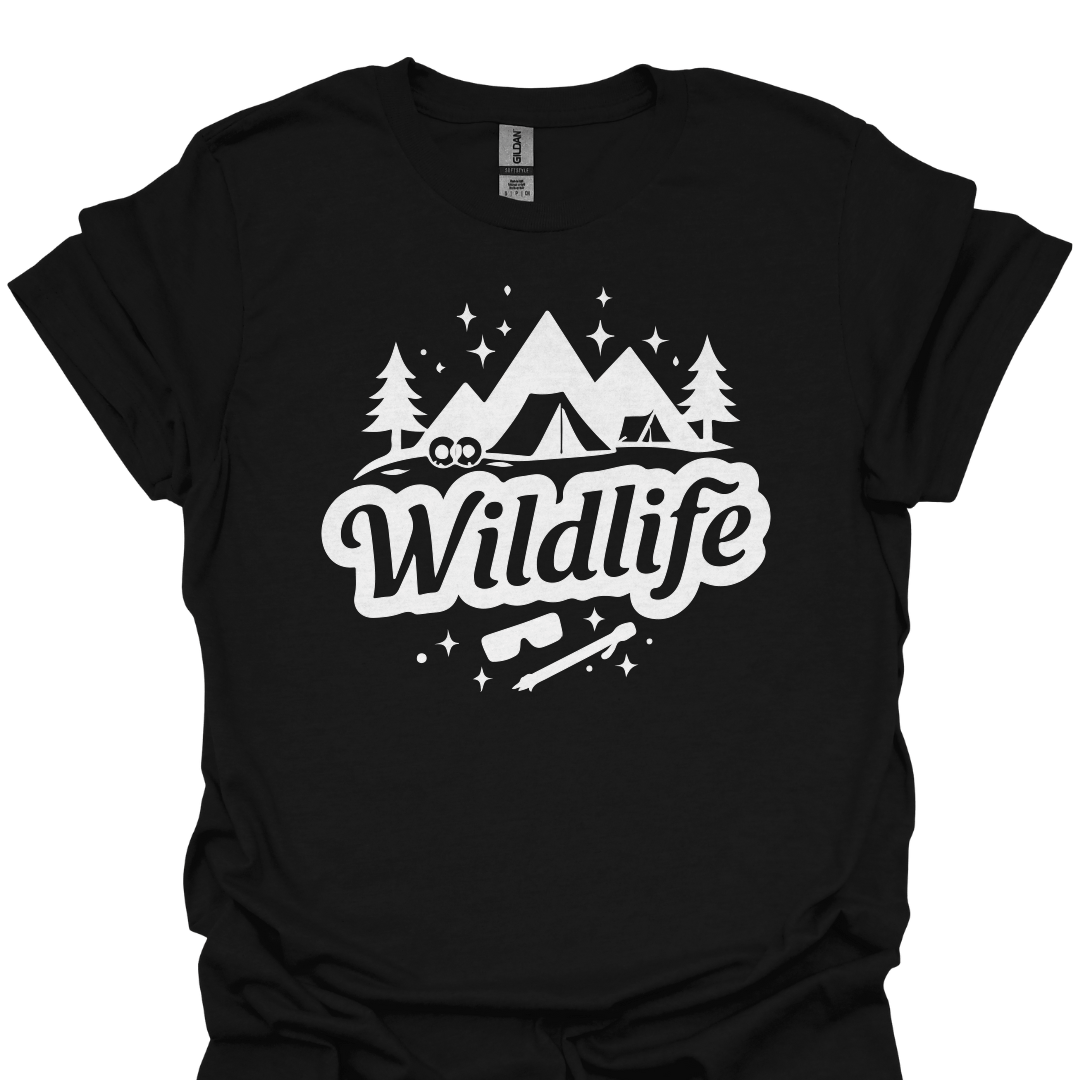 T-Shirt Black / XS Wildlife Mode: ON - Scenic T-Shirt🫎