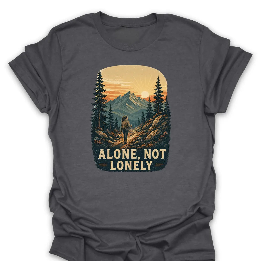 T-Shirt Dark Heather / S Alone Not Lonely T-Shirt