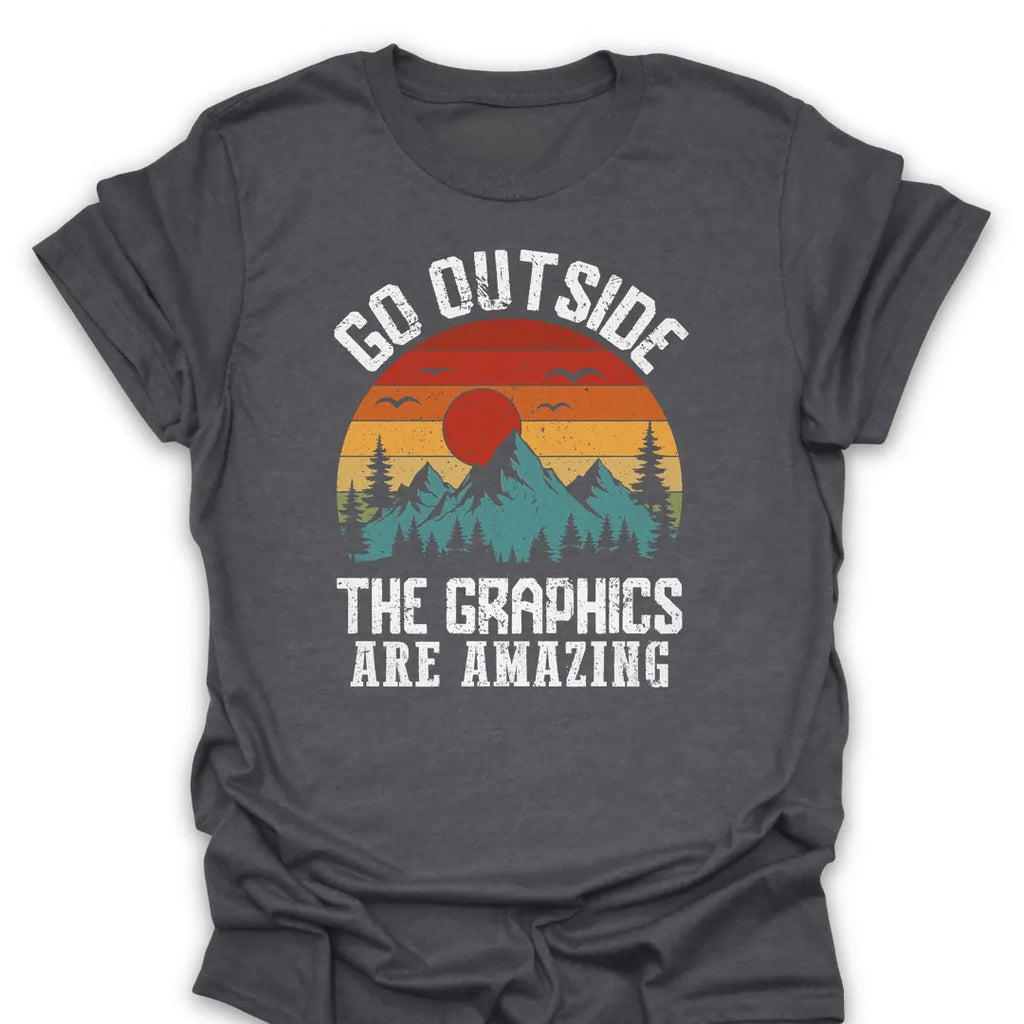 T-Shirt Dark Heather / S Amazing Graphics T-Shirt