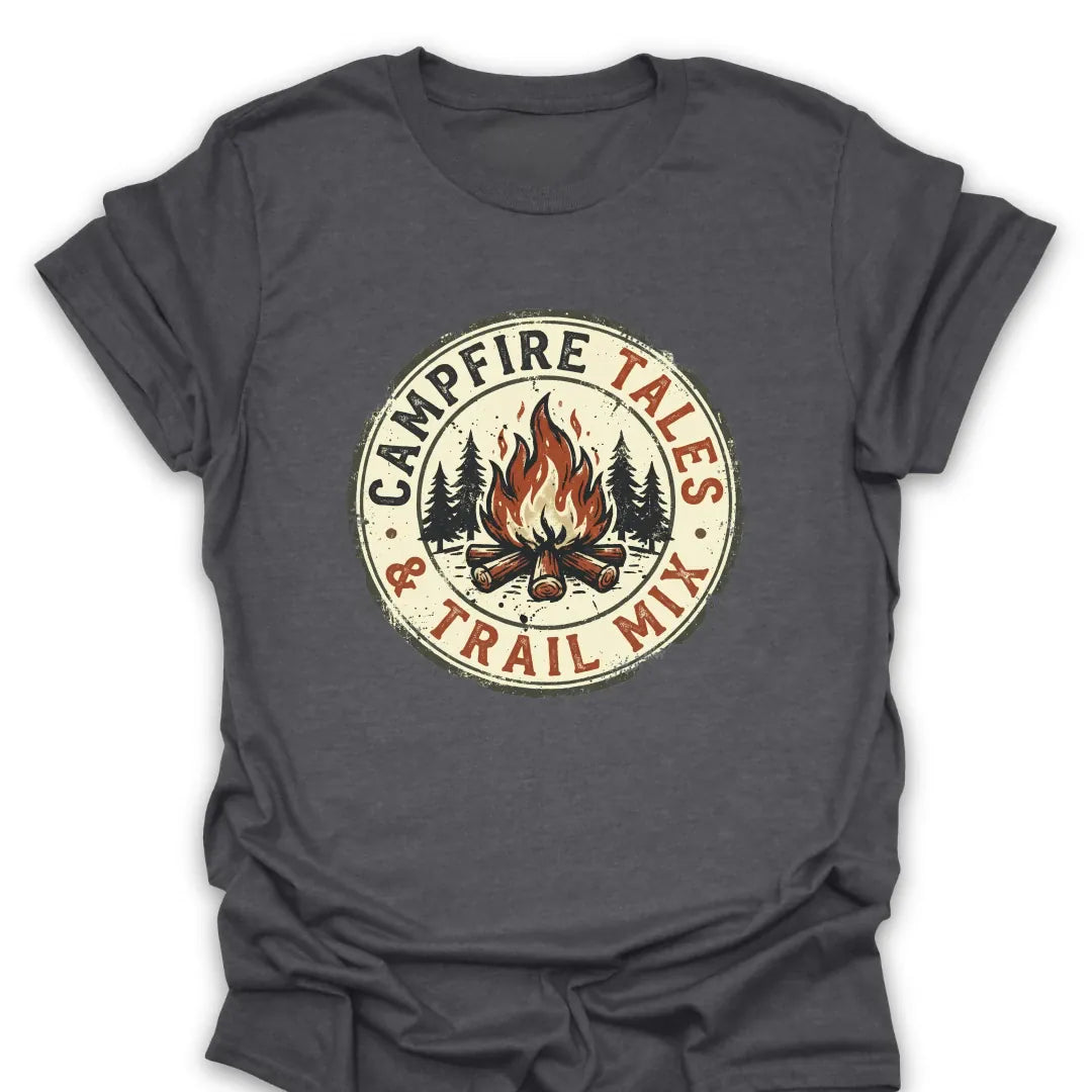 T-Shirt Dark Heather / S Campfire Tales T-Shirt
