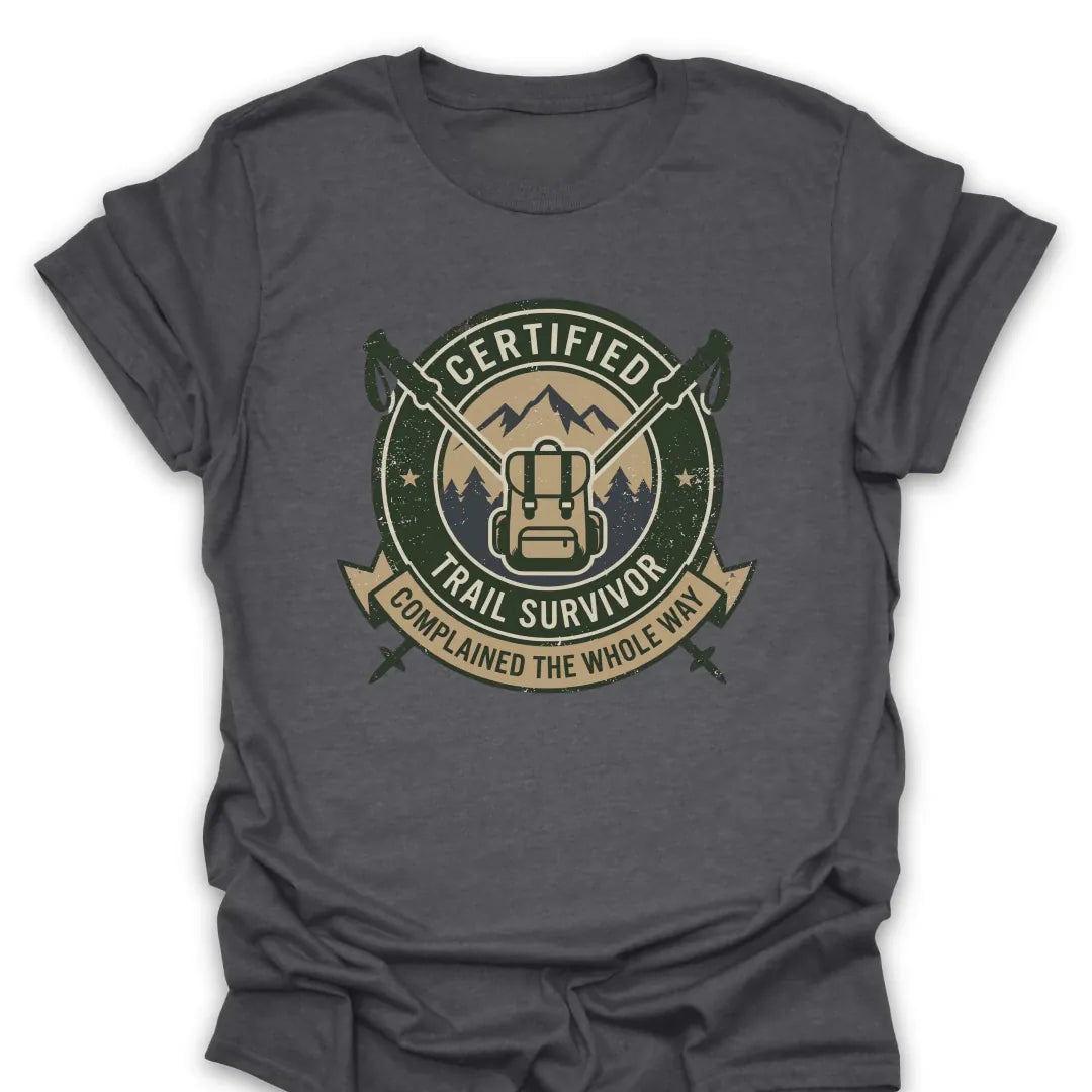 T-Shirt Dark Heather / S Certified Survivor T-Shirt