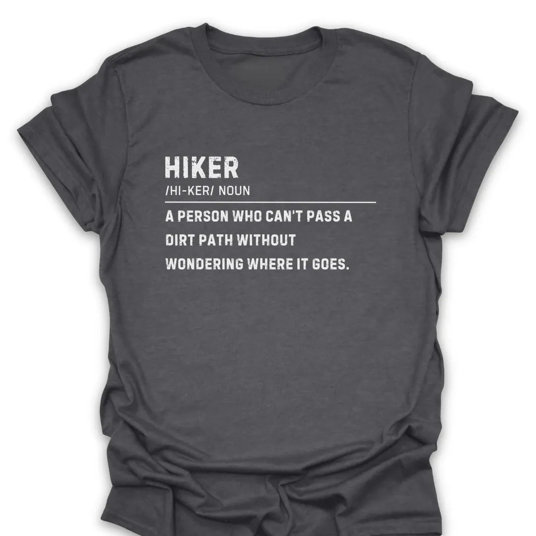 T-Shirt Dark Heather / S Curious Hiker