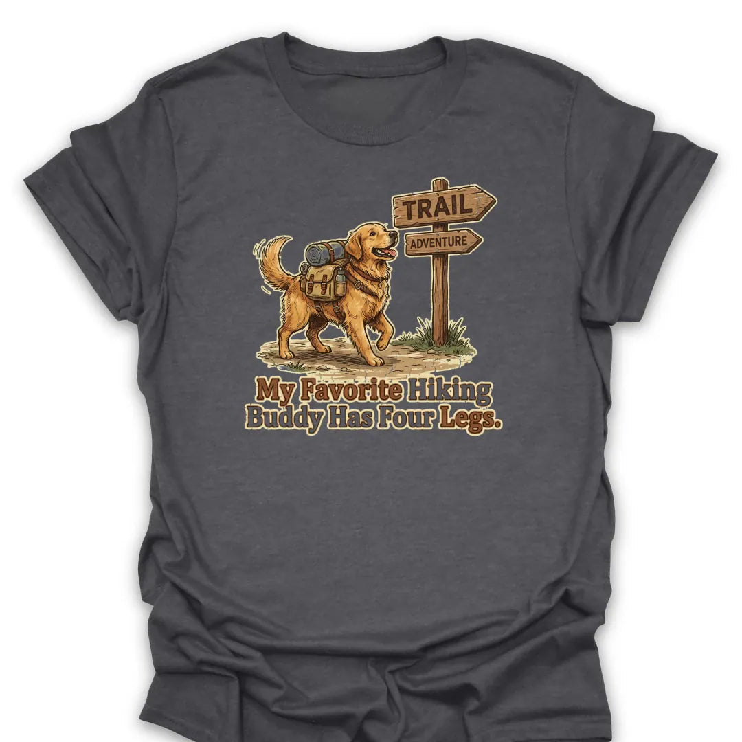 T-Shirt Dark Heather / S Four Legged Buddy T-Shirt