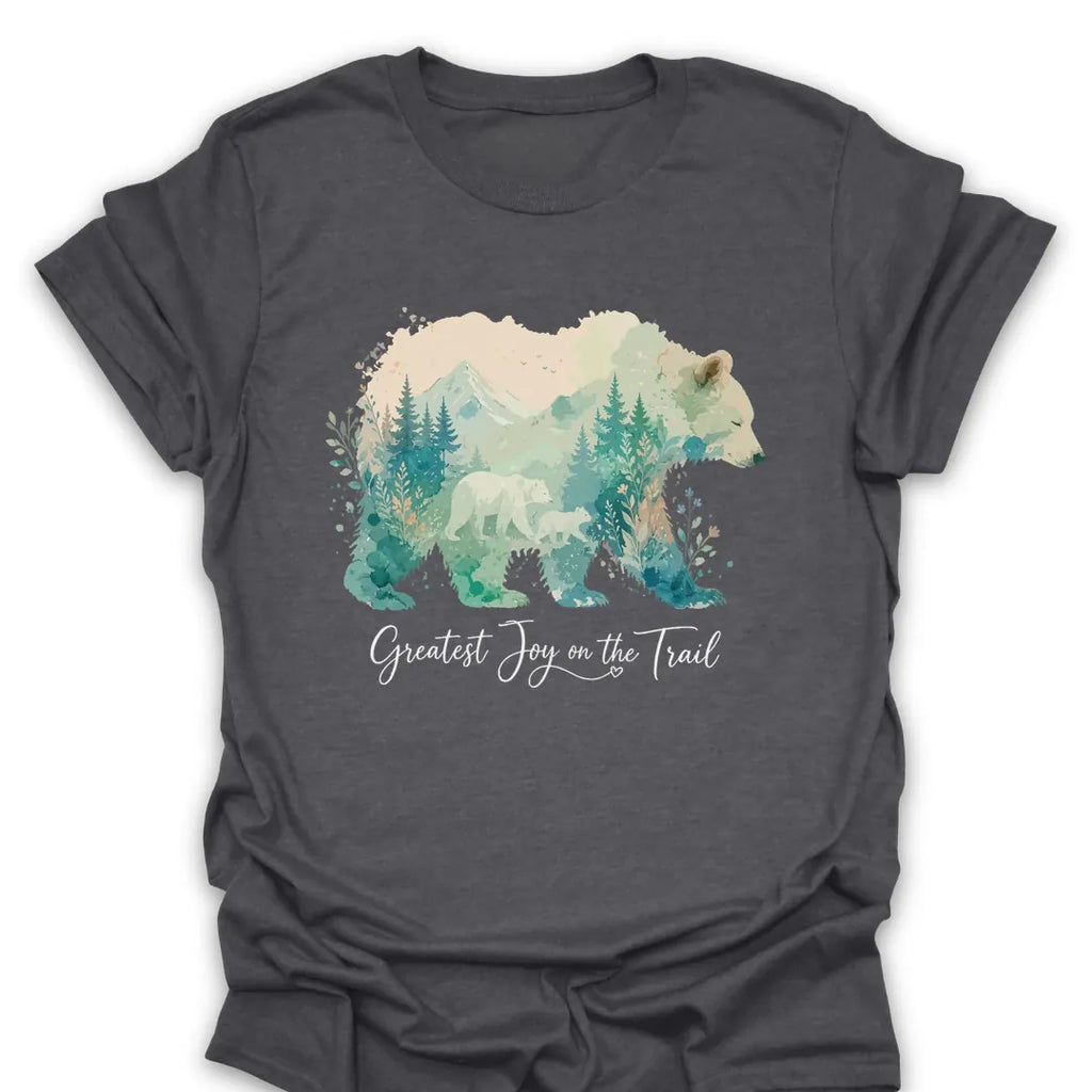 T-Shirt Dark Heather / S Greatest Joy on the Trail T-Shirt