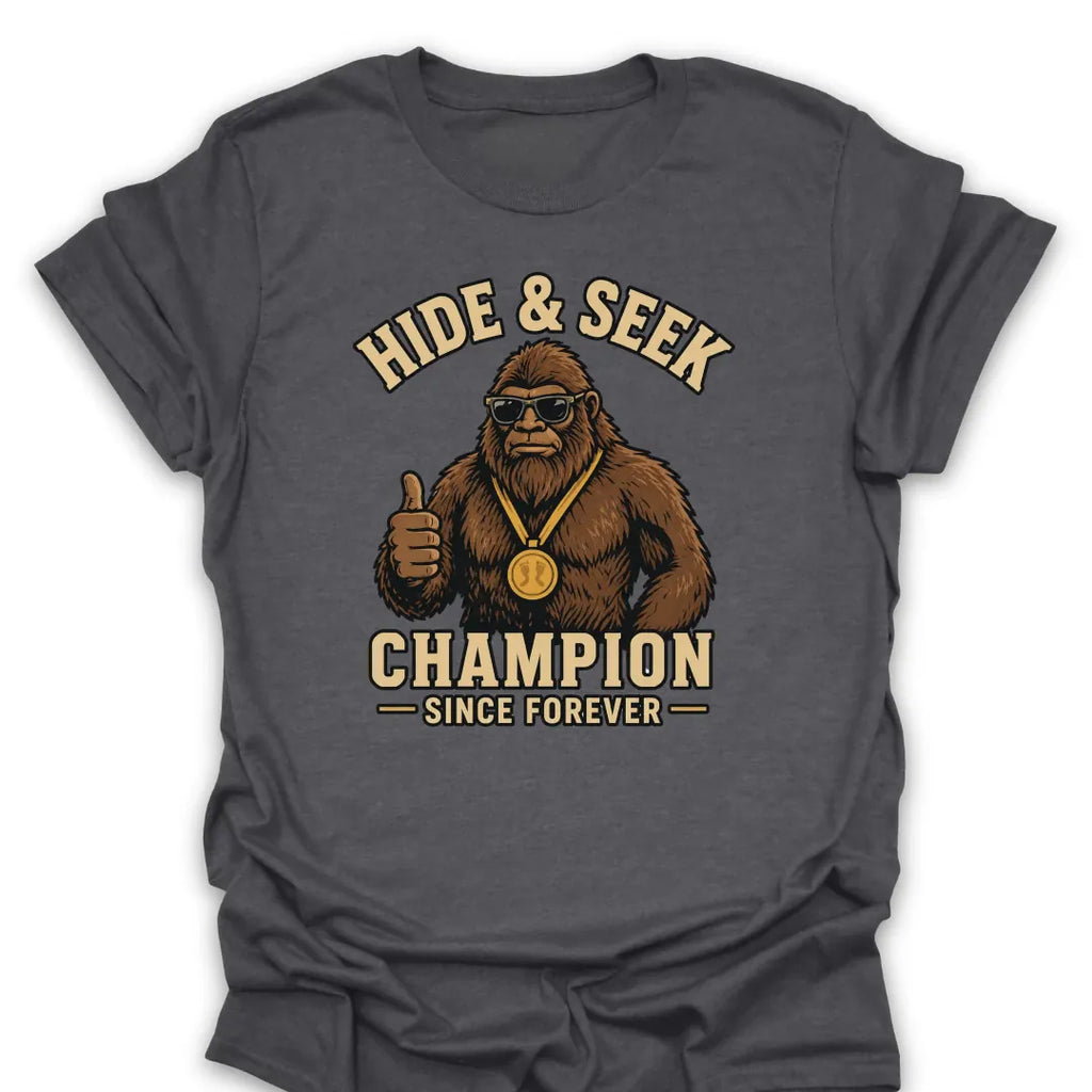 T-Shirt Dark Heather / S Hide & Seek Champion Forever T-Shirt